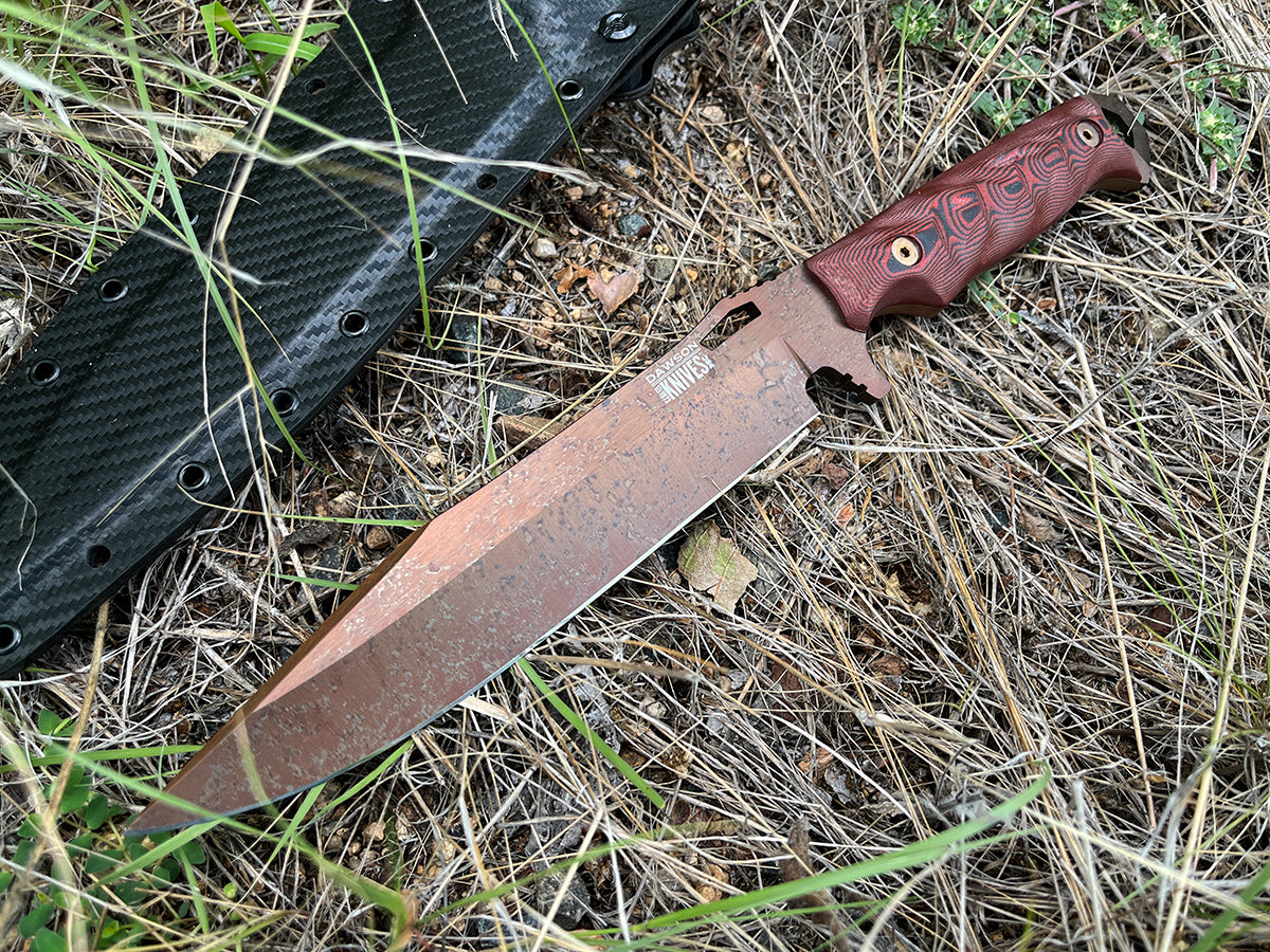 Marauder XL | Survival, Camp and Backpacking Knife Series | LIMITED RELEASE Arizona Copper Finish