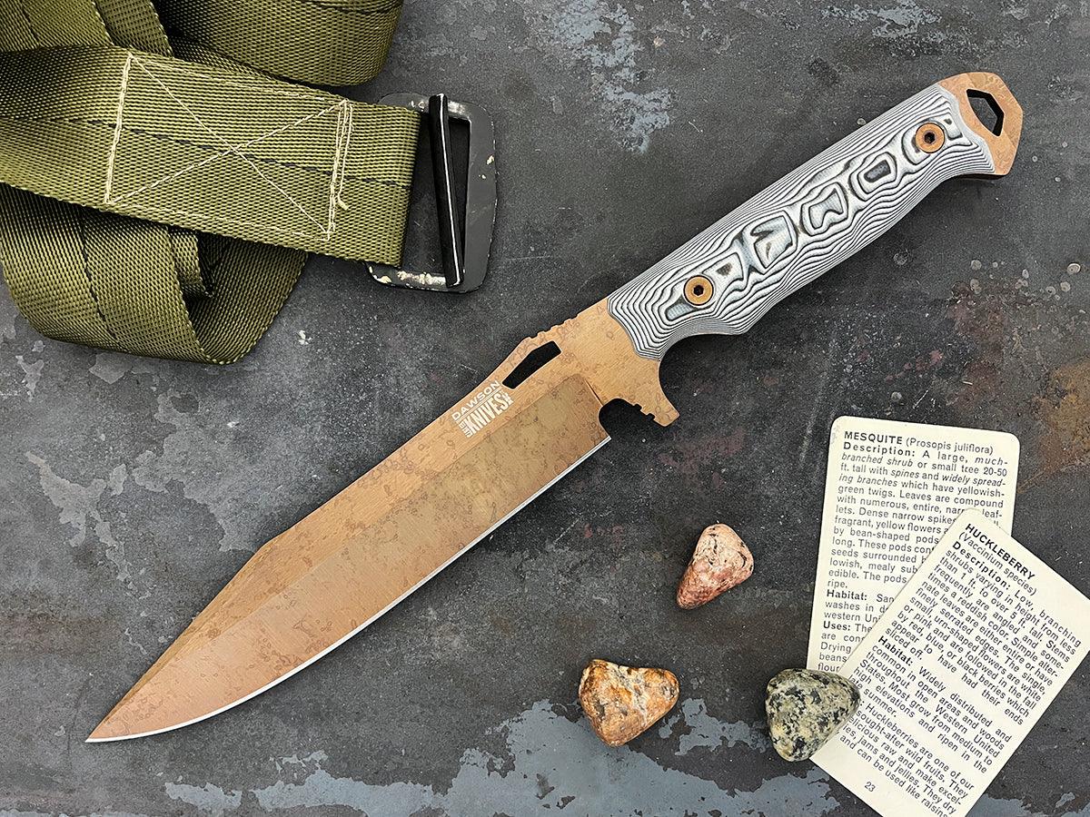 Marauder XL | Survival, Camp and Backpacking Knife Series | CPM-MagnaCut Steel | Arizona Copper Finish