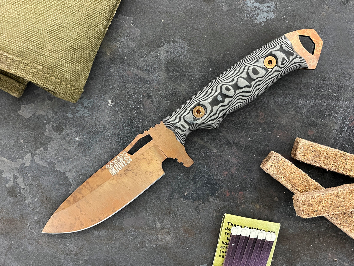 Nomad | Hunting, Camp and Outdoors Knife | LIMITED RELEASE Arizona Copper Finish