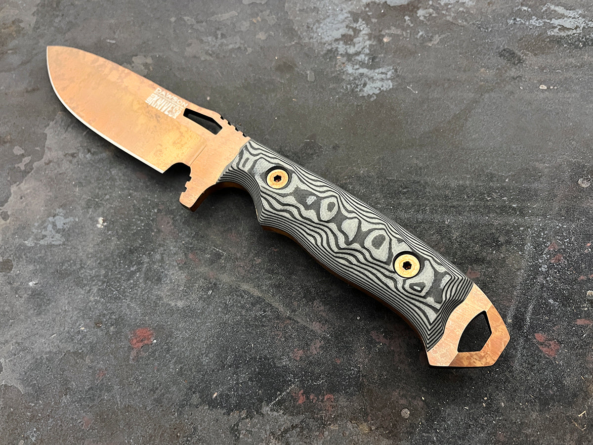Nomad | Hunting, Camp and Outdoors Knife | LIMITED RELEASE Arizona Copper Finish