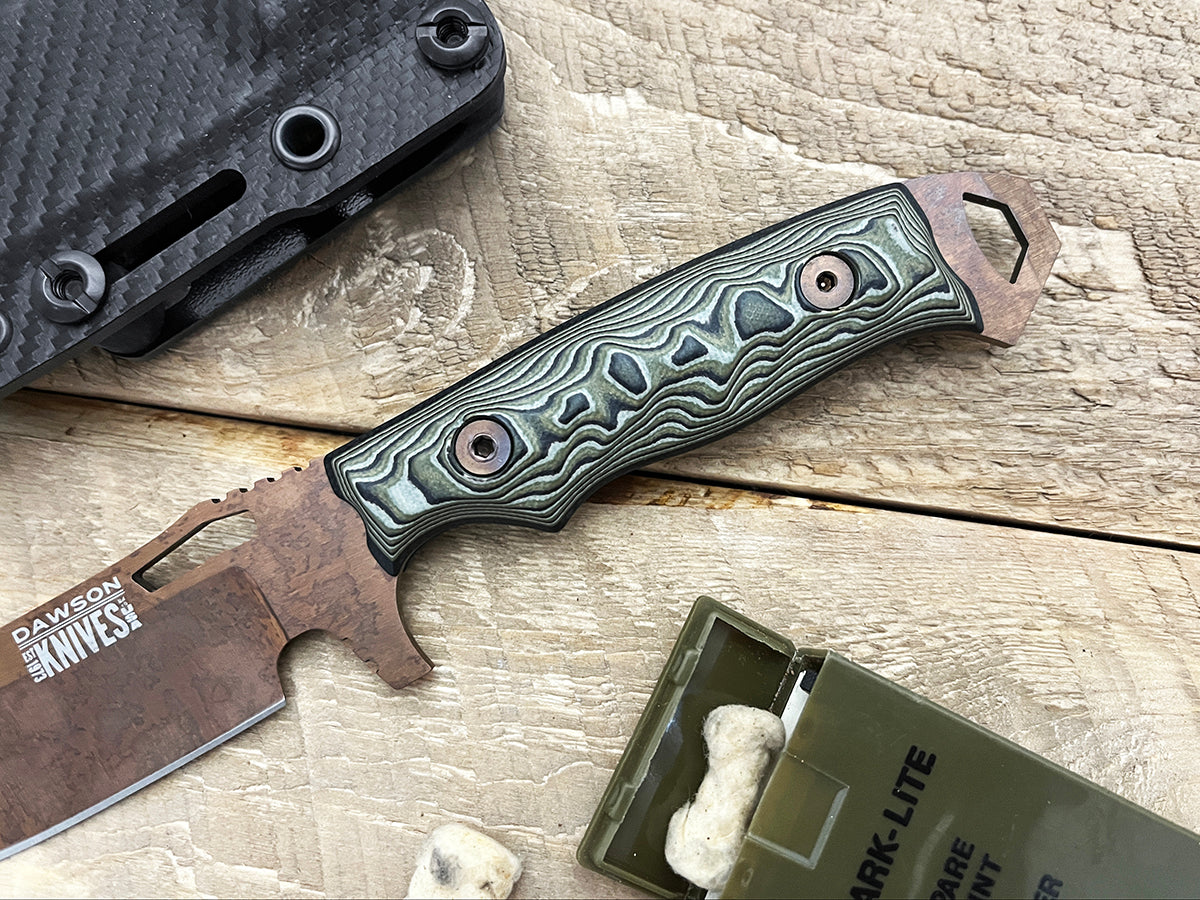 GEN 2 Nomad | Hunting, Camp and Outdoors Knife | CPM-MagnaCut Steel | Arizona Copper Finish