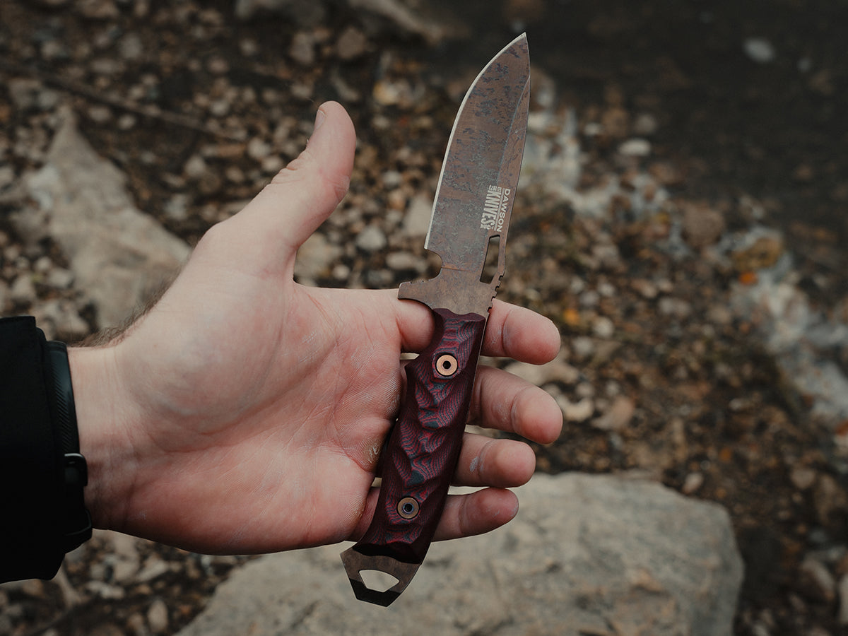 GEN 2 Nomad | Hunting, Camp and Outdoors Knife | CPM-MagnaCut Steel | Arizona Copper Finish