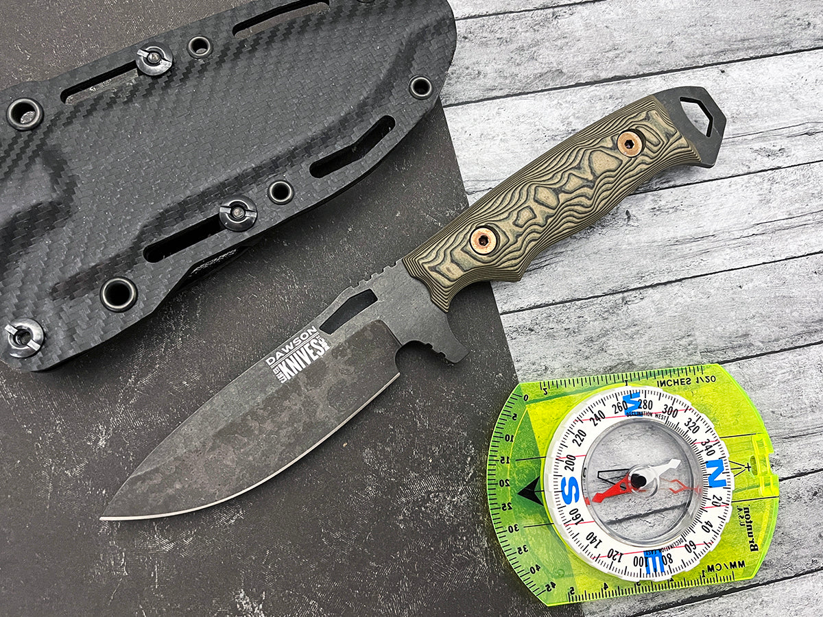 GEN 2 Nomad | Hunting, Camp and Outdoors Knife | CPM-MagnaCut Steel | NEW Midnight Finish