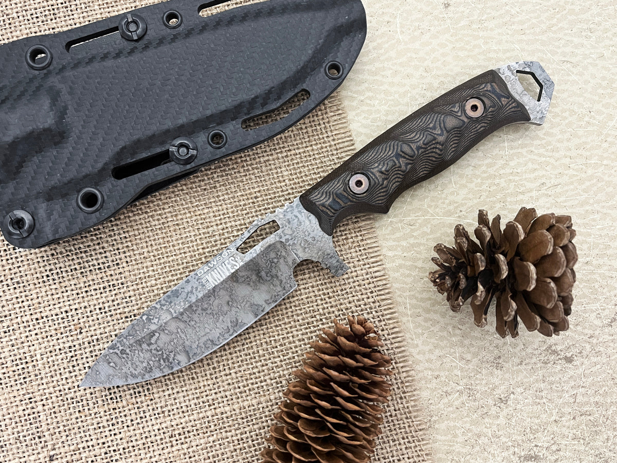 GEN 2 Nomad | Hunting, Camp and Outdoors Knife | CPM-MagnaCut Steel | NEW Monsoon Finish