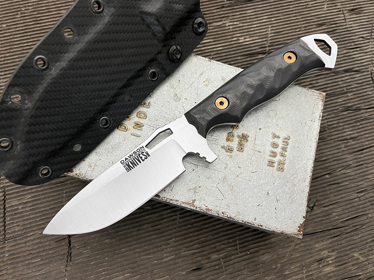 Nomad | Hunting, Camp and Outdoors Knife | CPM-MagnaCut Steel | Satin Finish