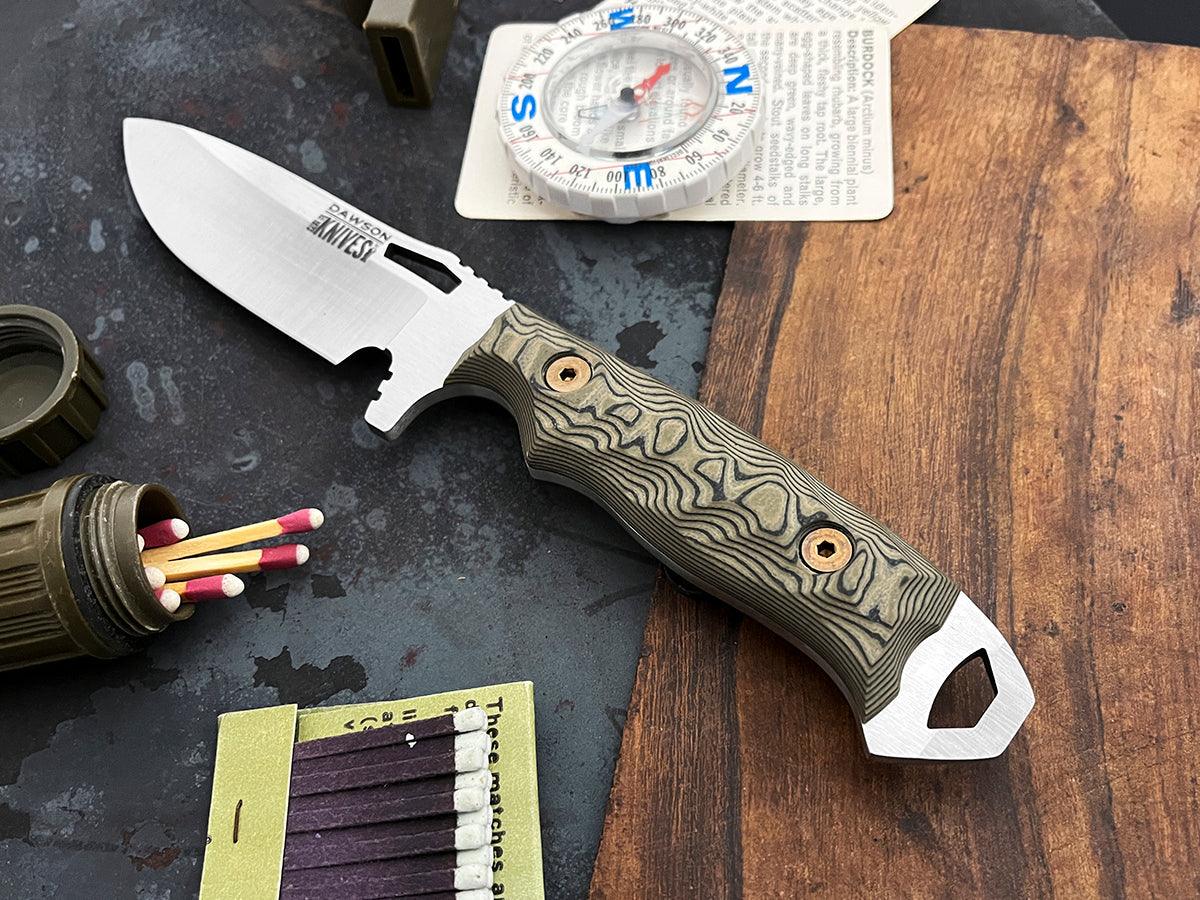 Nomad | Hunting, Camp and Outdoors Knife | CPM-3V Steel | Satin Finish