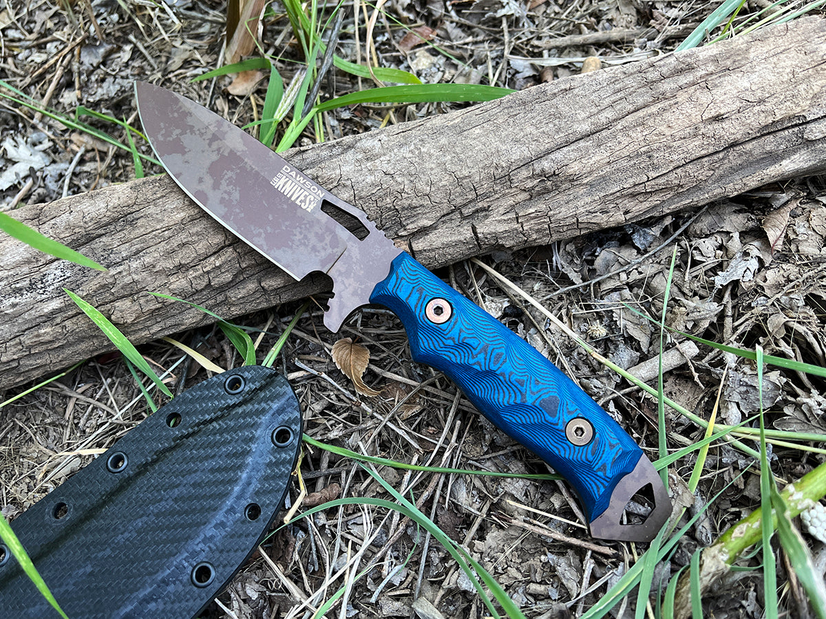 Nomad | Hunting, Camp and Outdoors Knife | Scorched Earth Finish
