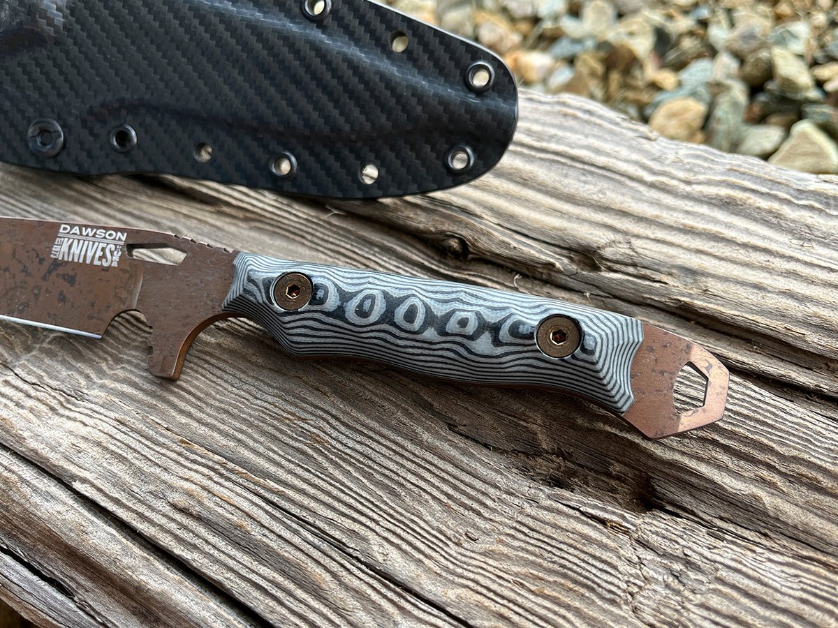 Outcast | Personal Carry, General Purpose Knife | LIMITED RELEASE Arizona Copper Finish