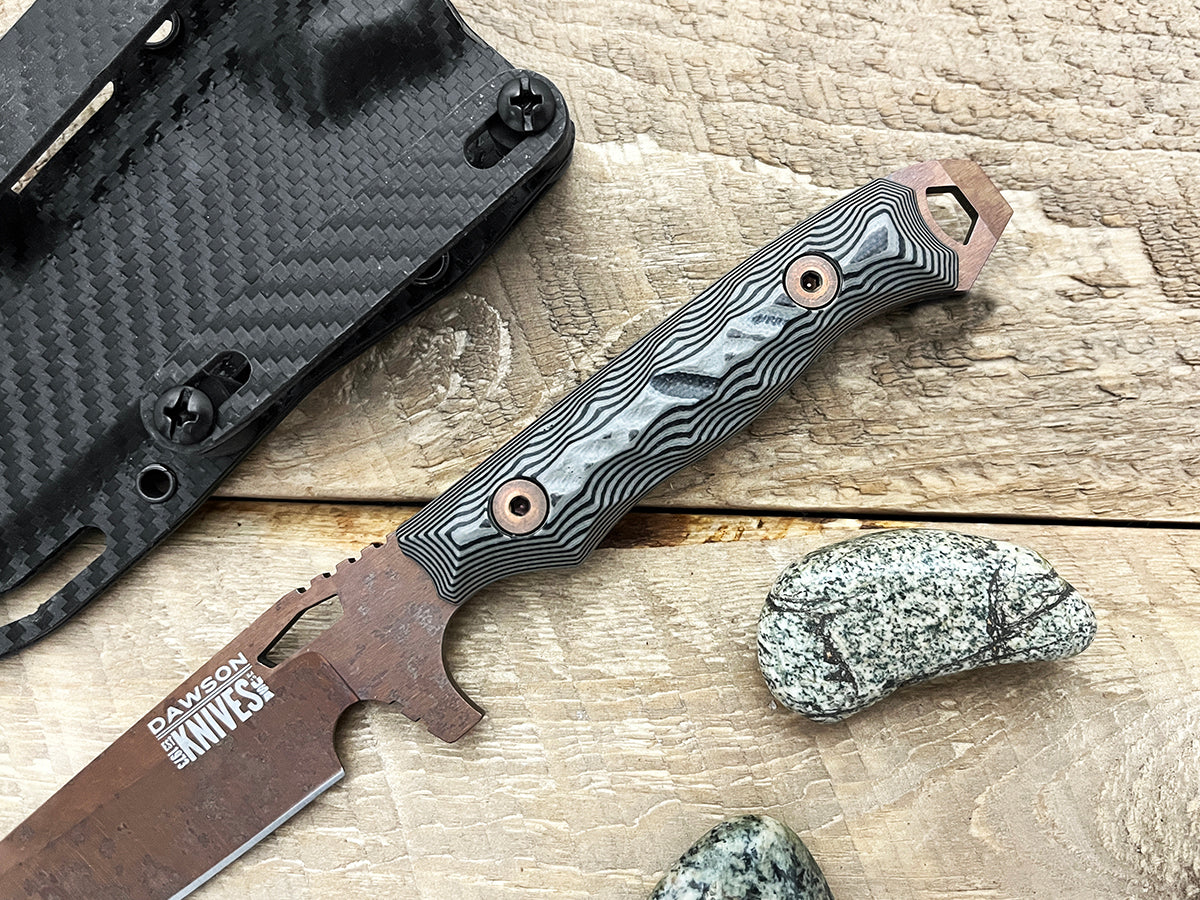 GEN 2 Outcast | Personal Carry and General Purpose Knife | CPM-MagnaCut Steel | Arizona Copper Finish