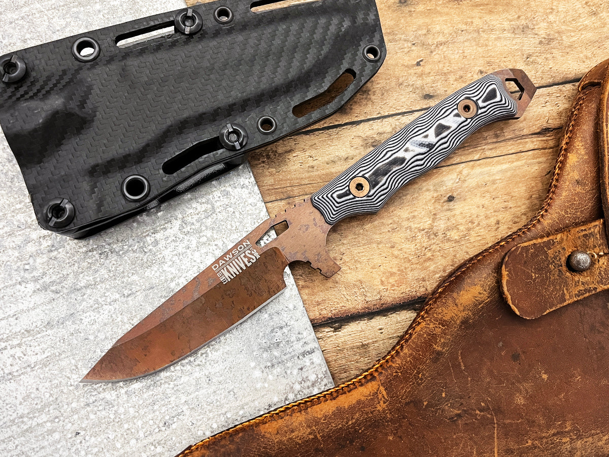 GEN 2 Outcast | Personal Carry and General Purpose Knife | CPM-3V Steel | Arizona Copper