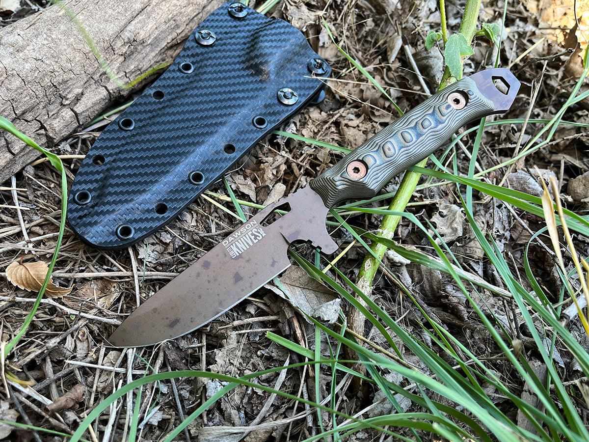 Outcast | Personal Carry, General Purpose Knife | Scorched Earth Finish