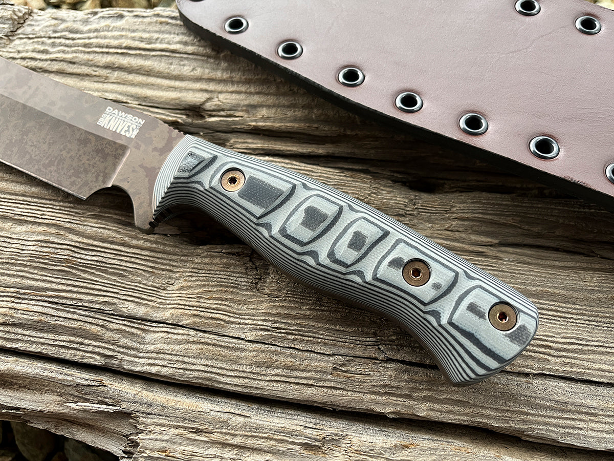 Pecos Bowie | CPM MagnaCut Stainless Steel | NEW Scorched Earth Finish