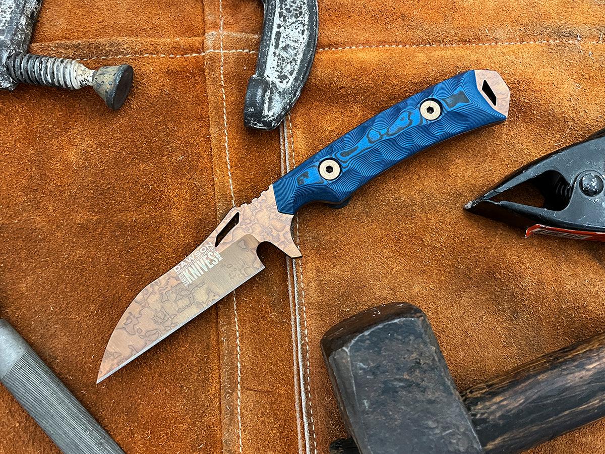 Revelation | NEW RELEASE Personal Carry, General Purpose Knife | CPM-3V | Arizona Copper Finish - Dawson Knives