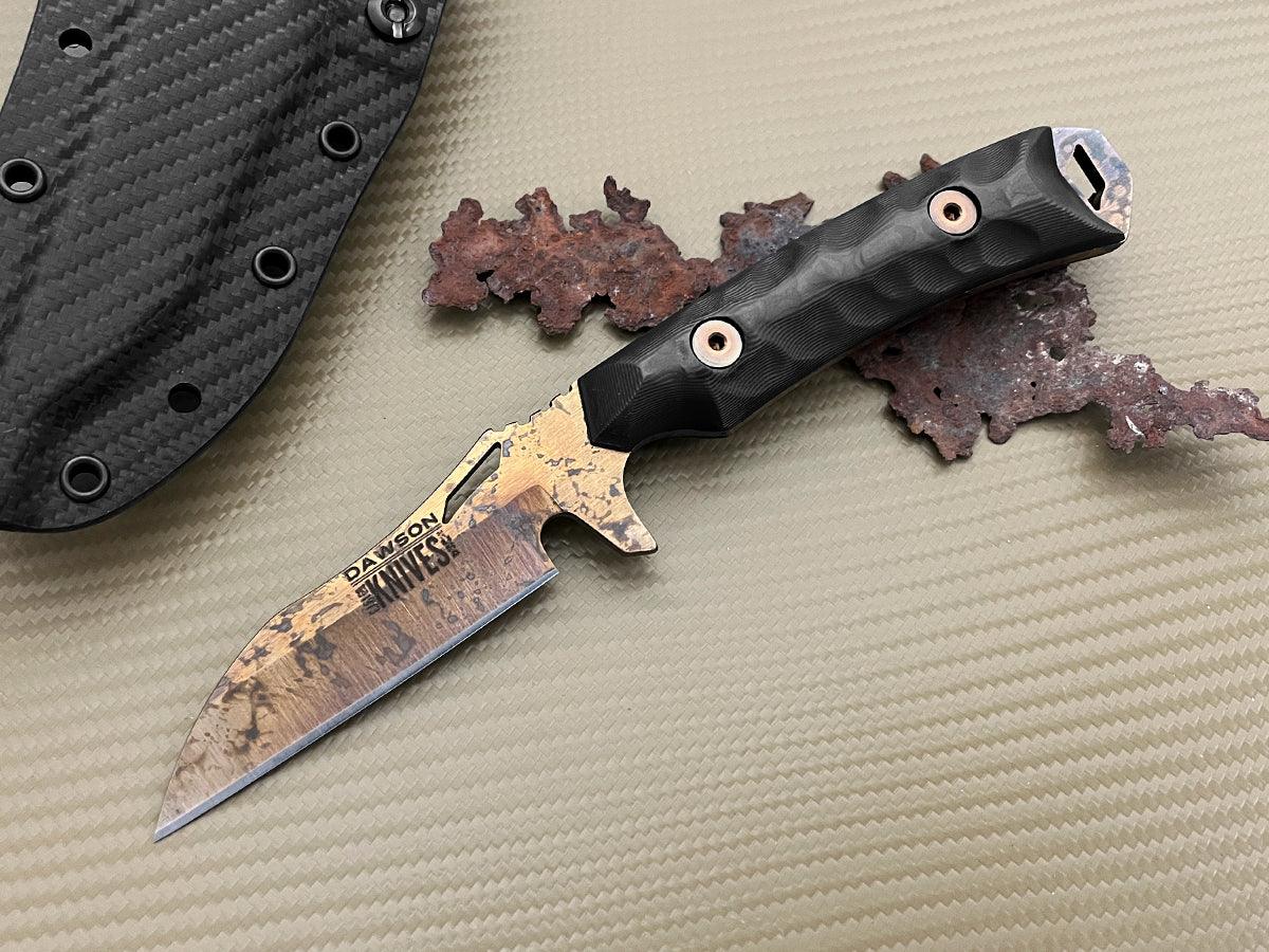 Revelation | NEW RELEASE Personal Carry, General Purpose Knife | CPM-3V | Arizona Copper Finish