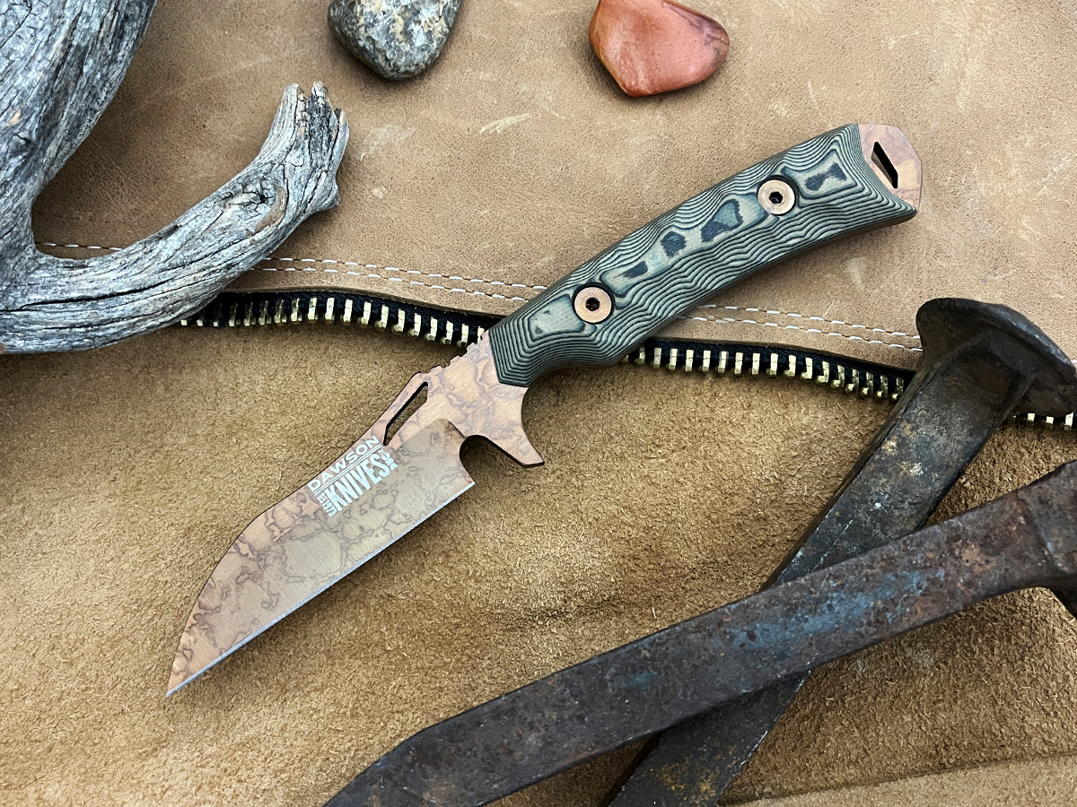 Revelation | NEW RELEASE Personal Carry, General Purpose Knife | CPM-MagnaCut Steel | LIMITED RELEASE Arizona Copper Finish