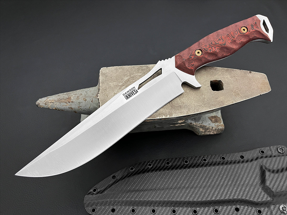 Seraphim CP | Crusher Pommel | NEW RELEASE | CPM MagnaCut Stainless Steel Bowie | Satin Finish