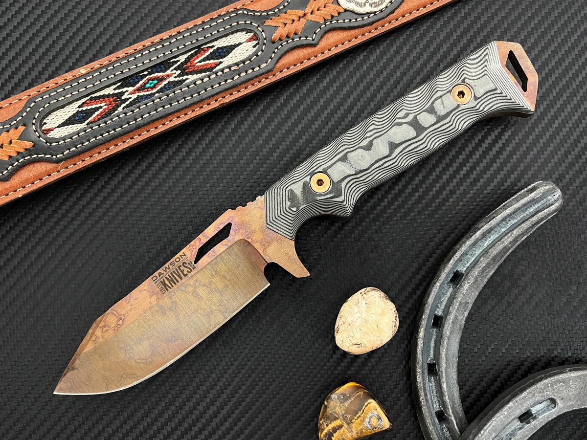 Shepherd |  Hunting, Camp and Outdoors Knife | CPM-MagnaCut Steel | Arizona Copper Finish