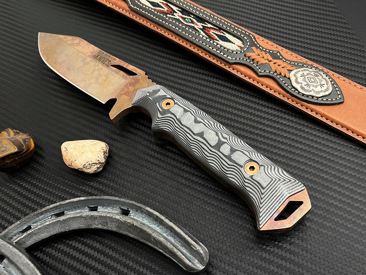 Shepherd |  Hunting, Camp and Outdoors Knife | CPM-MagnaCut Steel | Arizona Copper Finish