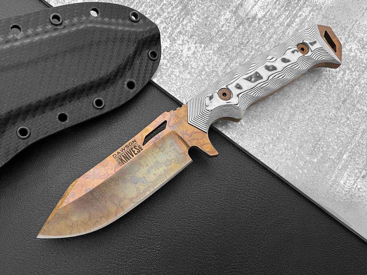Shepherd |  Hunting, Camp and Outdoors Knife | CPM-MagnaCut Steel | Arizona Copper Finish