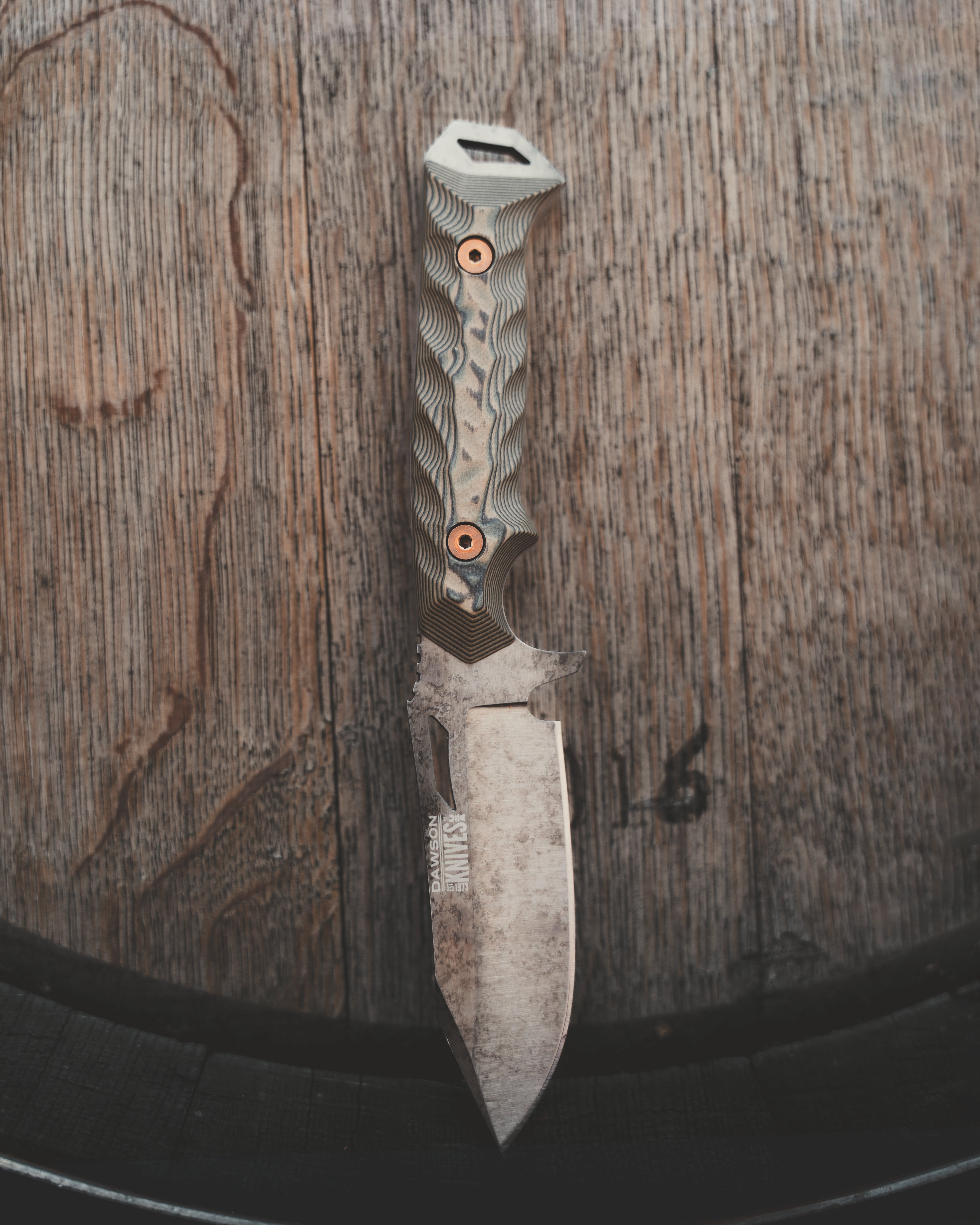Shepherd | Hunting, Camp and Outdoors Knife | CPM-MagnaCut Steel | NEW Monsoon Finish