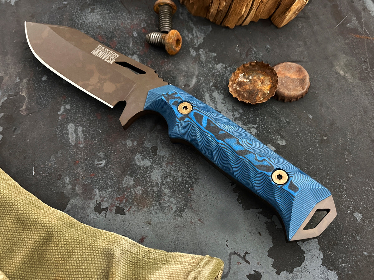 Shepherd | NEW RELEASE Hunting, Camp and Outdoors Knife | CPM-MagnaCut Steel | Scorched Earth Finish