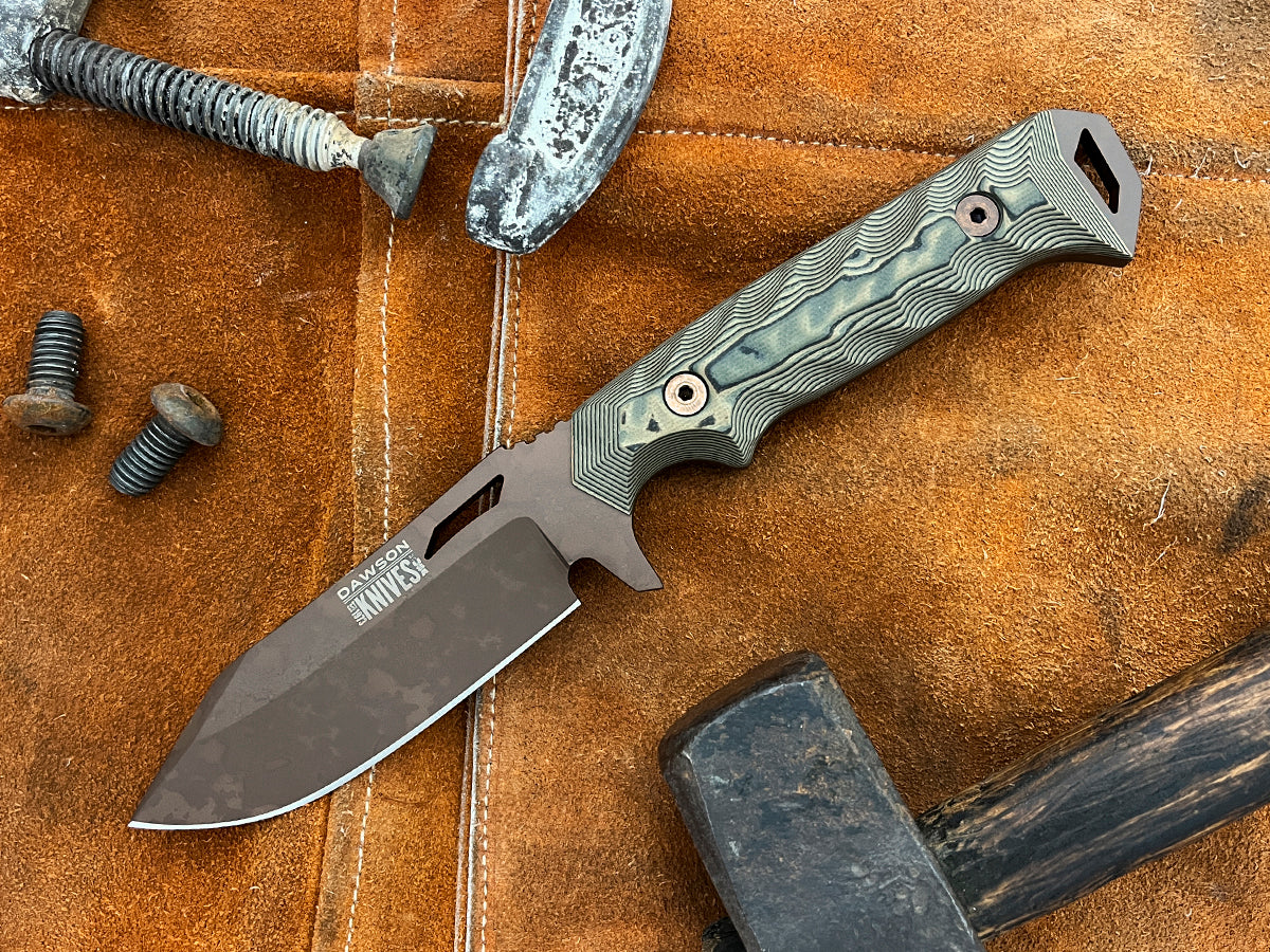 Shepherd | NEW RELEASE Hunting, Camp and Outdoors Knife | CPM-MagnaCut Steel | Scorched Earth Finish