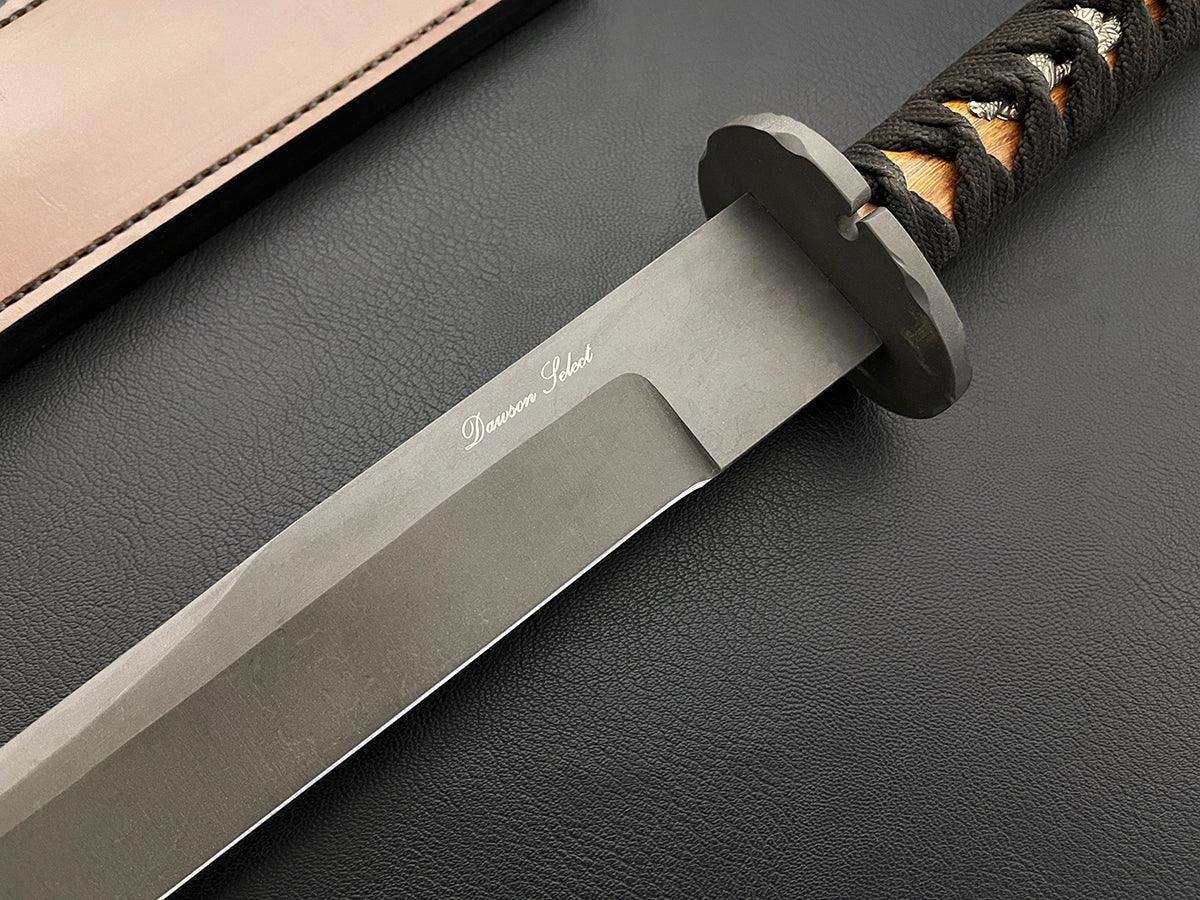 Shogun | CPM MagnaCut Steel | Dawson Select 20" Japanese Wakizashi | Apocalypse Black Finish