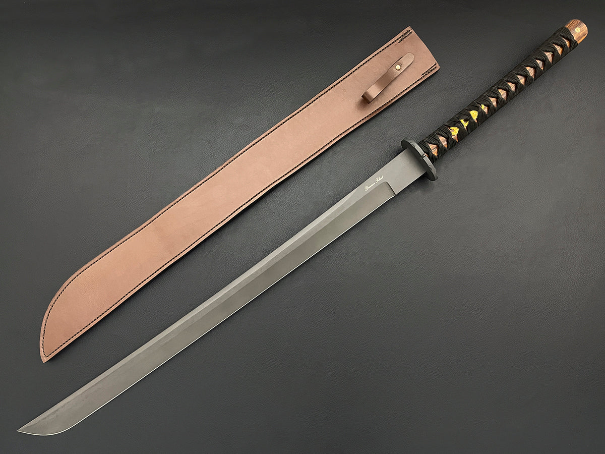RARE SIZE!  Shogun | CPM MagnaCut Steel | Dawson Select 24.5" Japanese Sword | Apocalypse Black