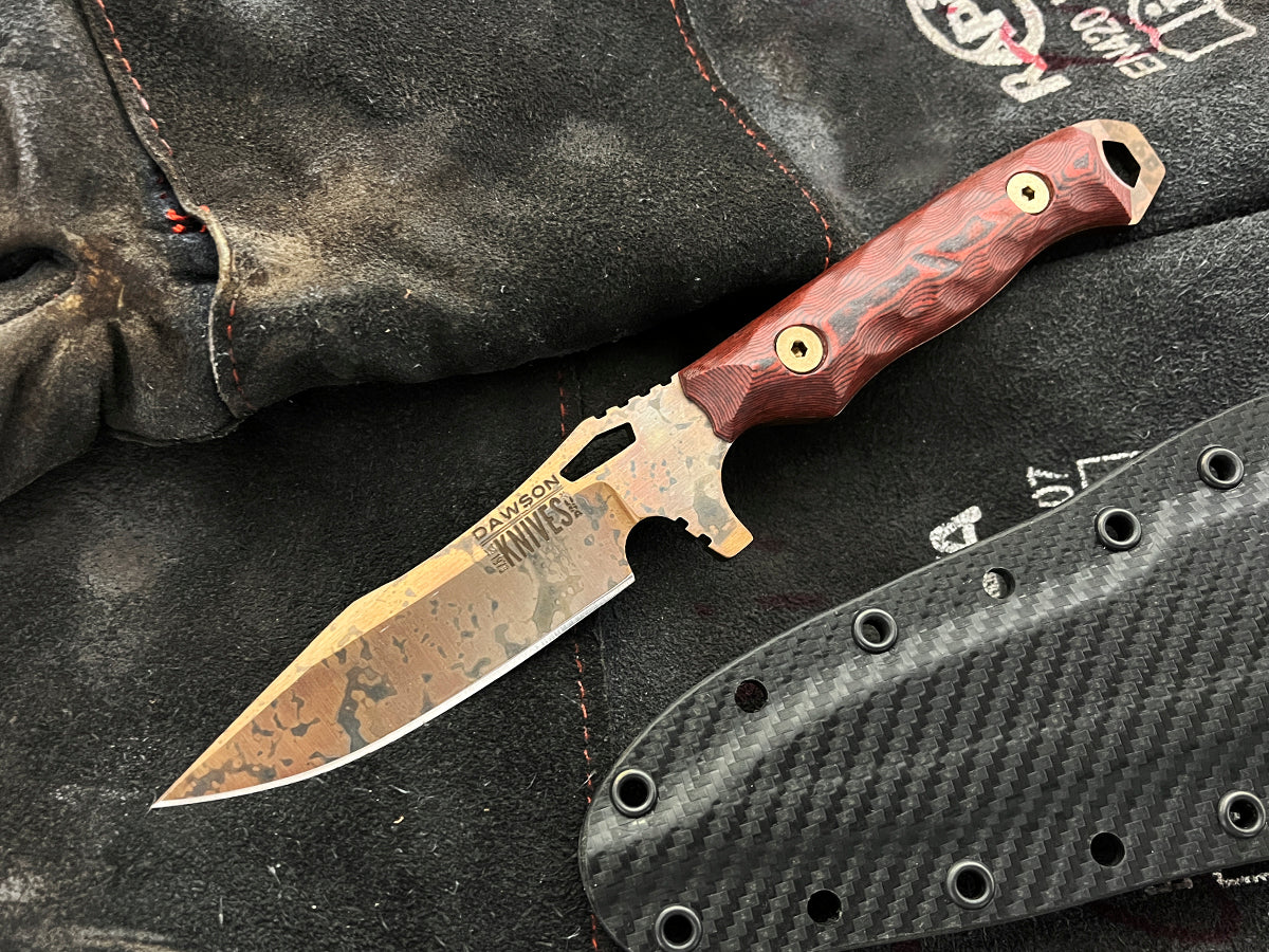 Smuggler | Personal Carry, General Purpose Knife | CPM-3V Steel | Arizona Copper Finish