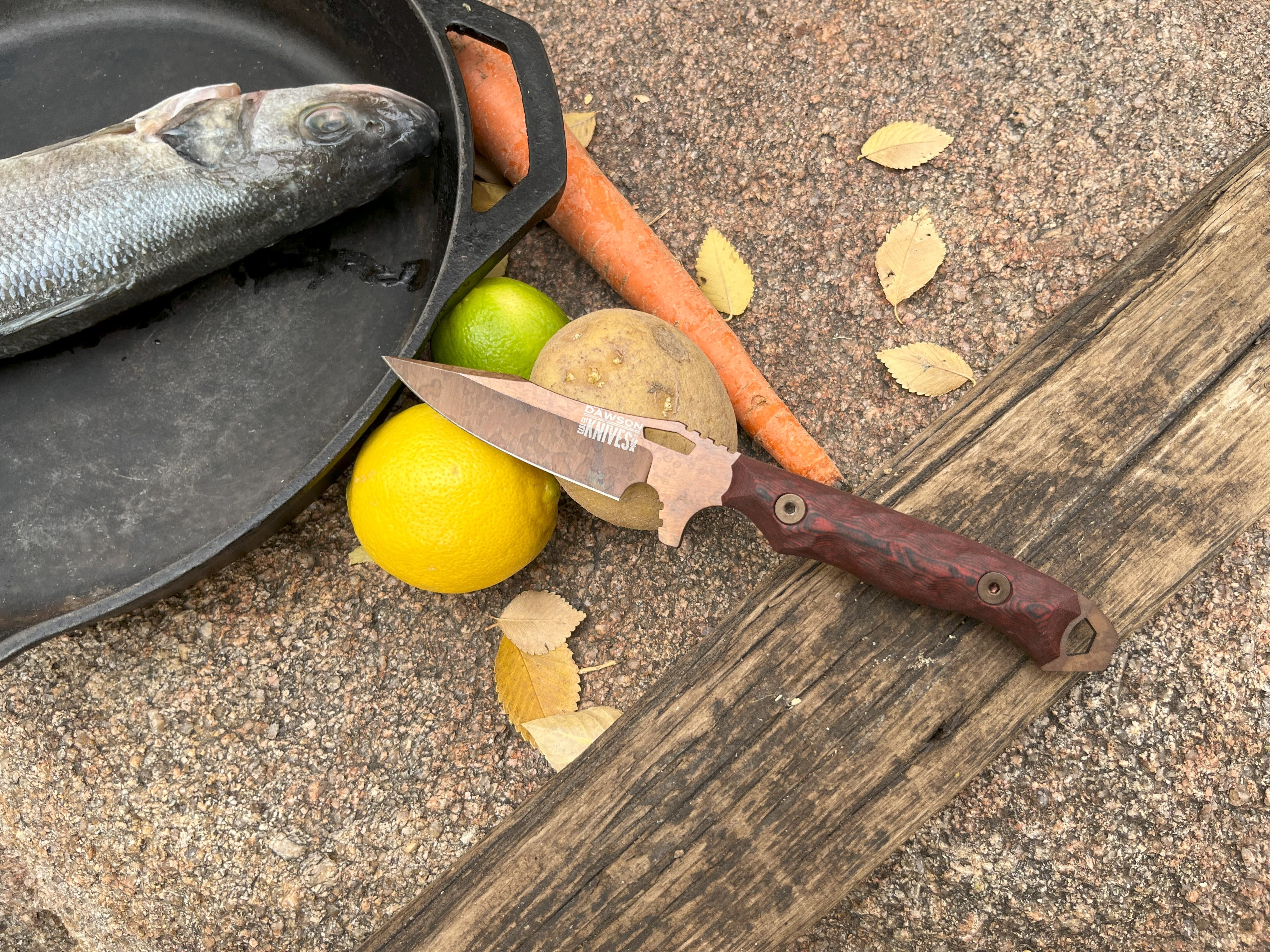 GEN 2 Smuggler | Personal Carry, General Purpose Knife | CPM-MagnaCut Steel | Arizona Copper Finish