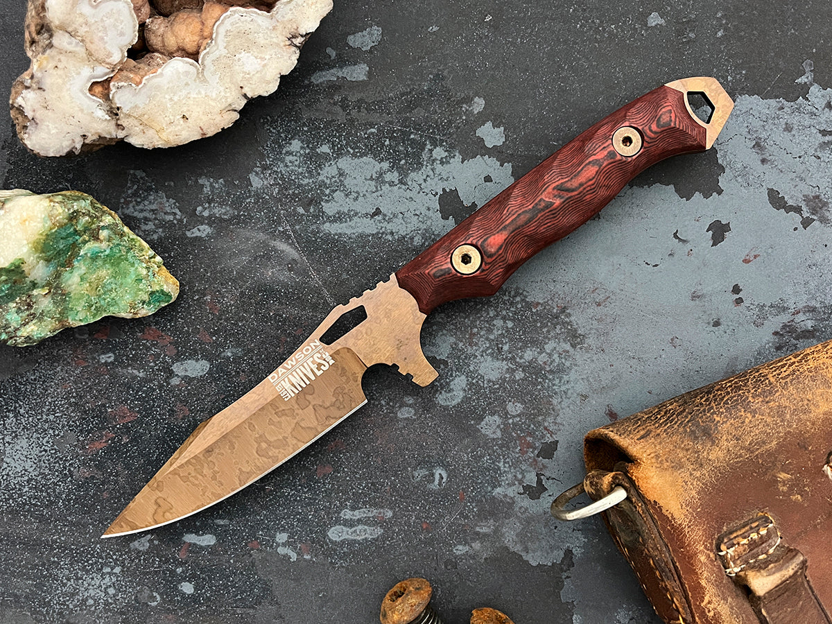 GEN 2 Smuggler | Personal Carry, General Purpose Knife | CPM-MagnaCut Steel | Arizona Copper Finish