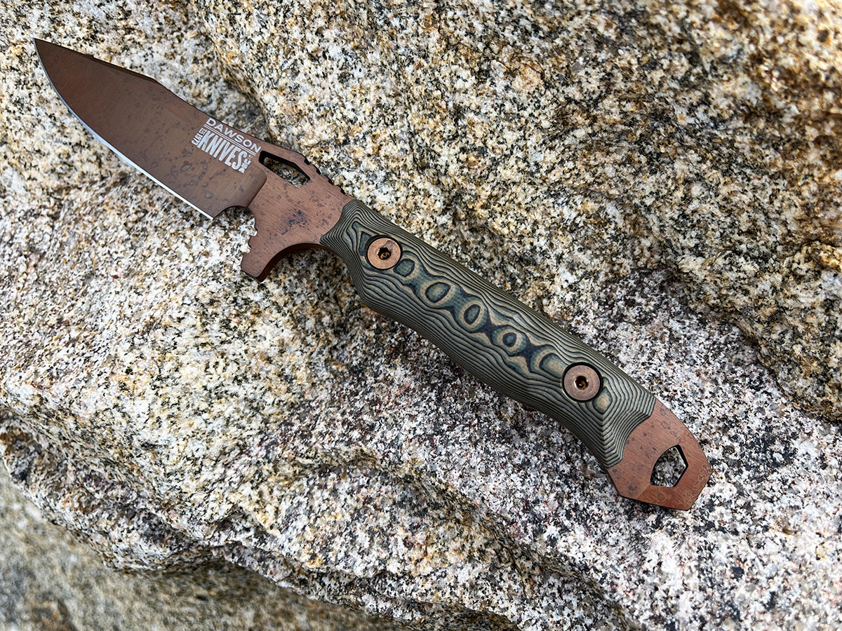 GEN 2 Smuggler | Personal Carry, General Purpose Knife | CPM-MagnaCut Steel | Arizona Copper Finish