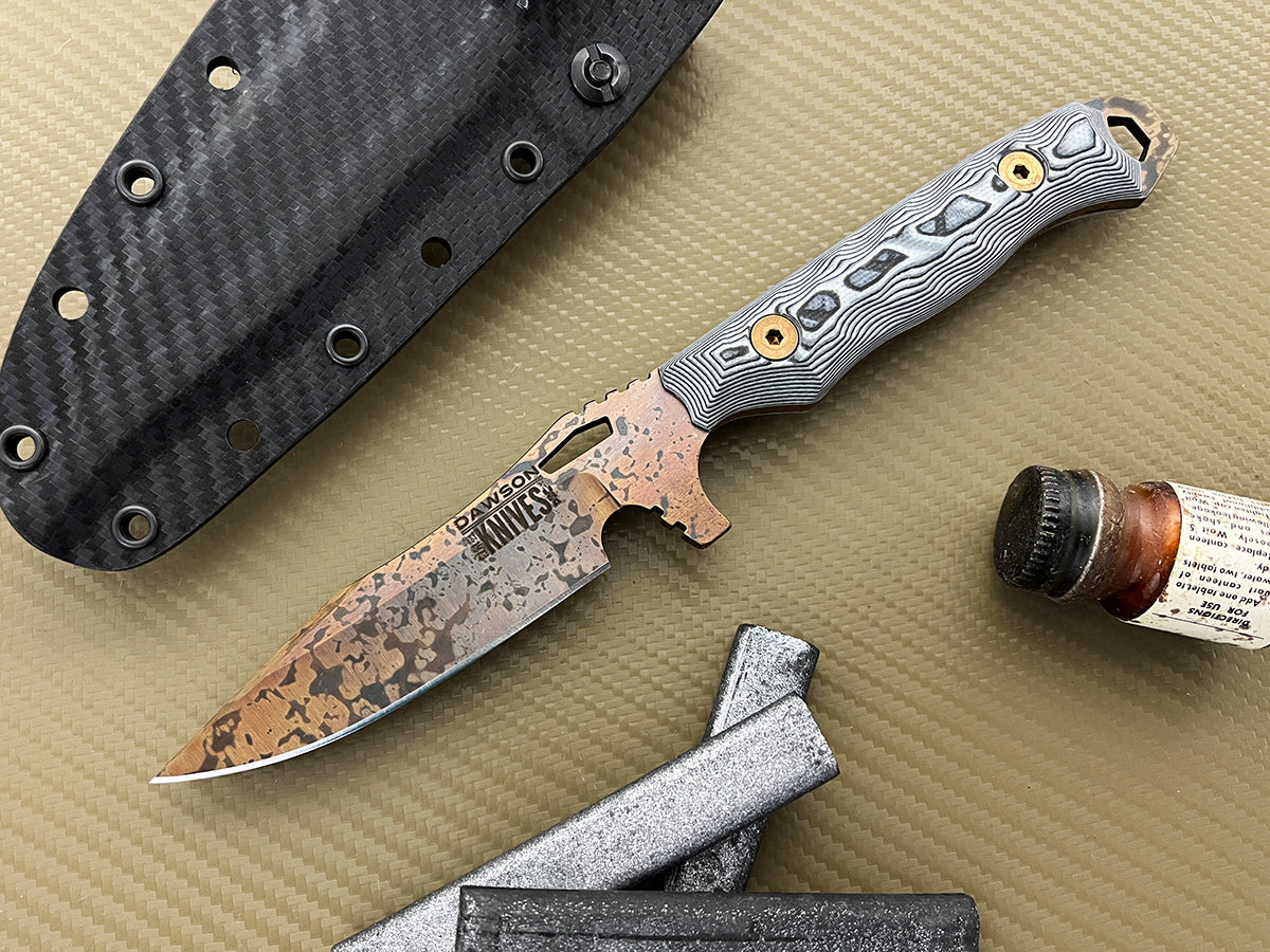 Smuggler | Personal Carry, General Purpose Knife | CPM-3V Steel | Arizona Copper Finish