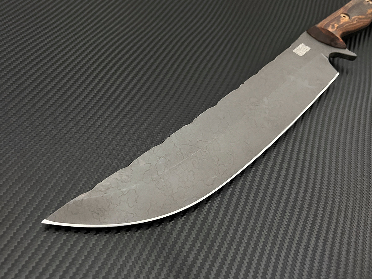 Wild Bill | CPM-3V Steel Bowie Knife | Apocalypse Black Finish