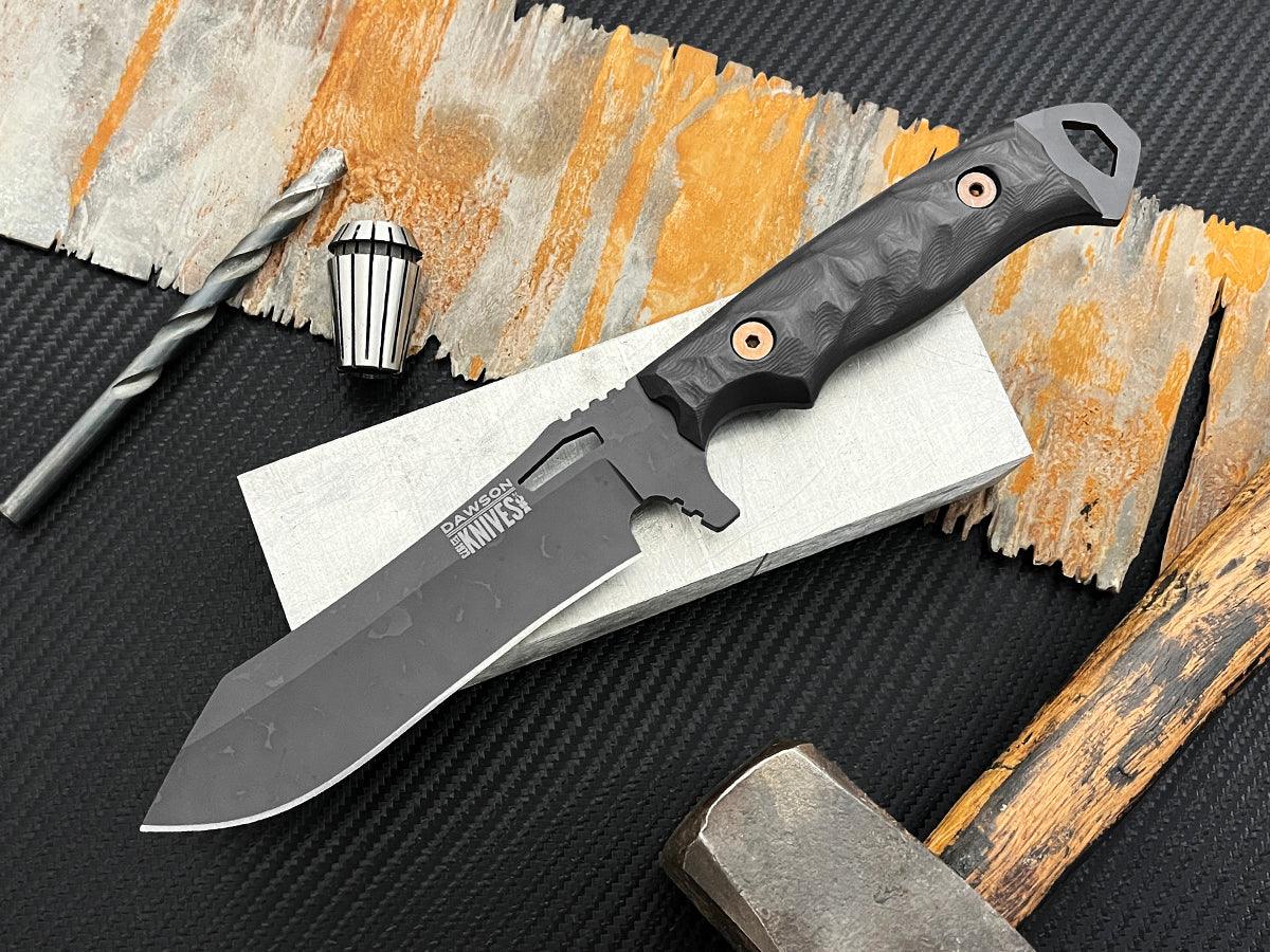Wilderness | NEW RELEASE Hunting, Camp and Outdoors Knife | CPM-3V Steel | Apocalypse Black Finish