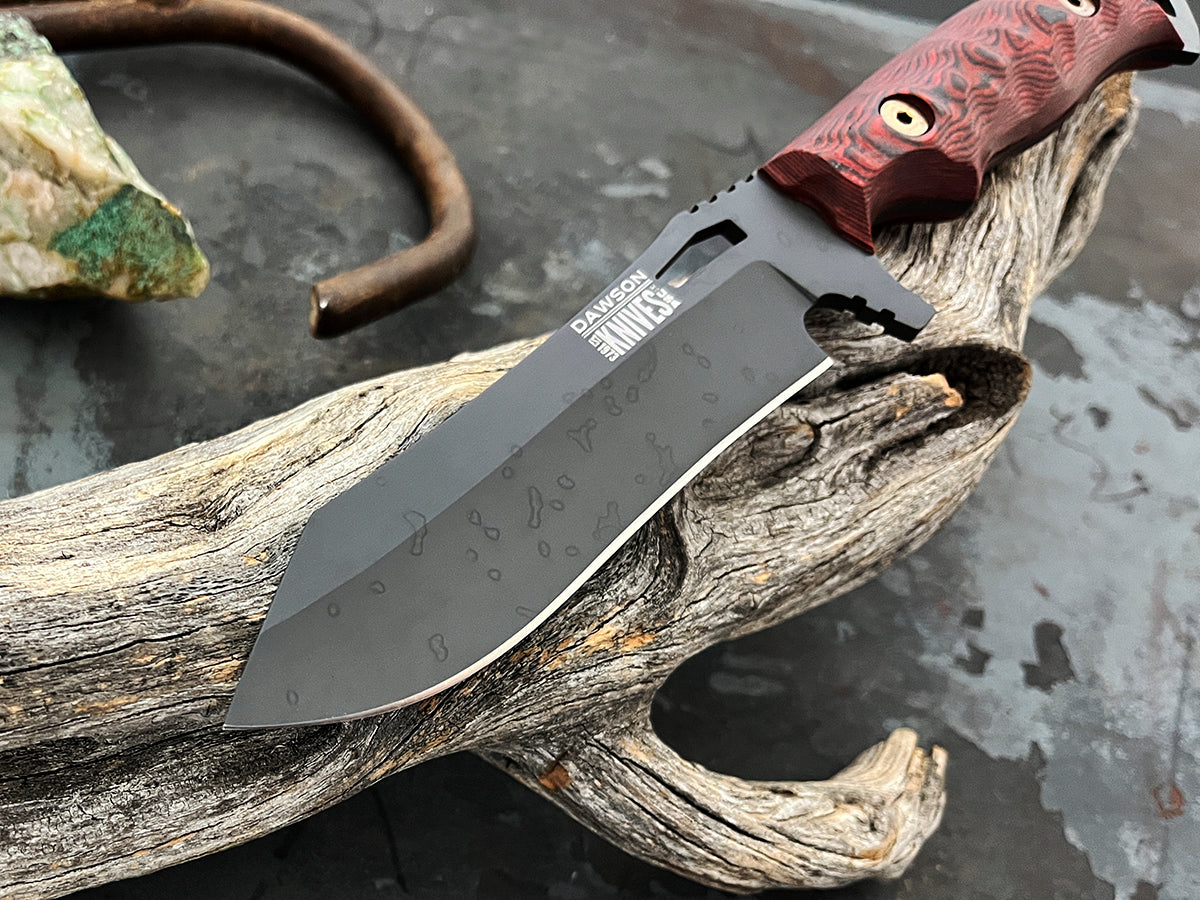 Wilderness | NEW RELEASE Hunting, Camp and Outdoors Knife | CPM-3V Steel | Apocalypse Black Finish