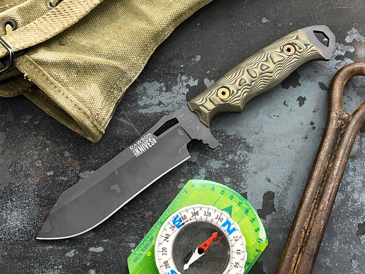 Wilderness | NEW RELEASE Hunting, Camp and Outdoors Knife | CPM MagnaCut Steel | Apocalypse Black Finish