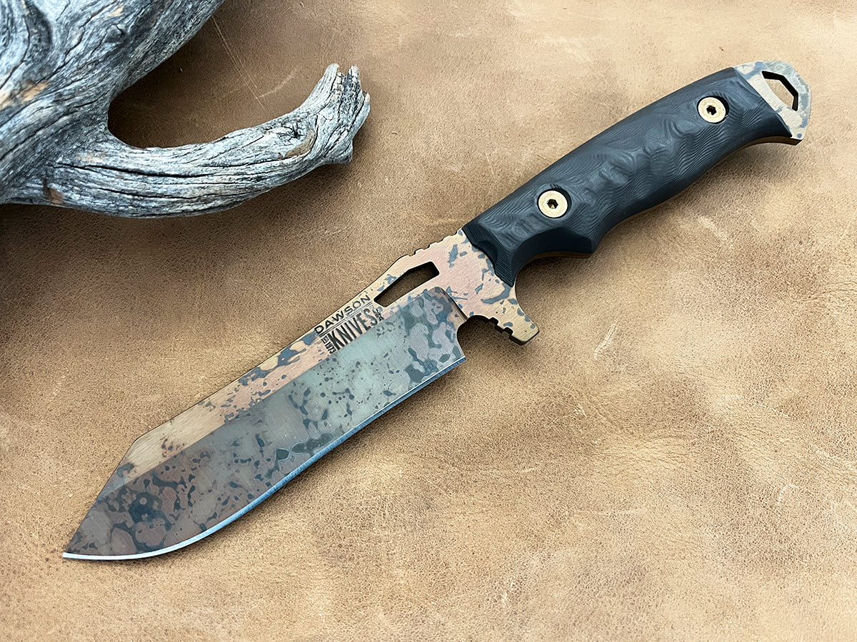 Wilderness | NEW RELEASE Hunting, Camp and Outdoors Knife | CPM-3V Steel | Arizona Copper Finish