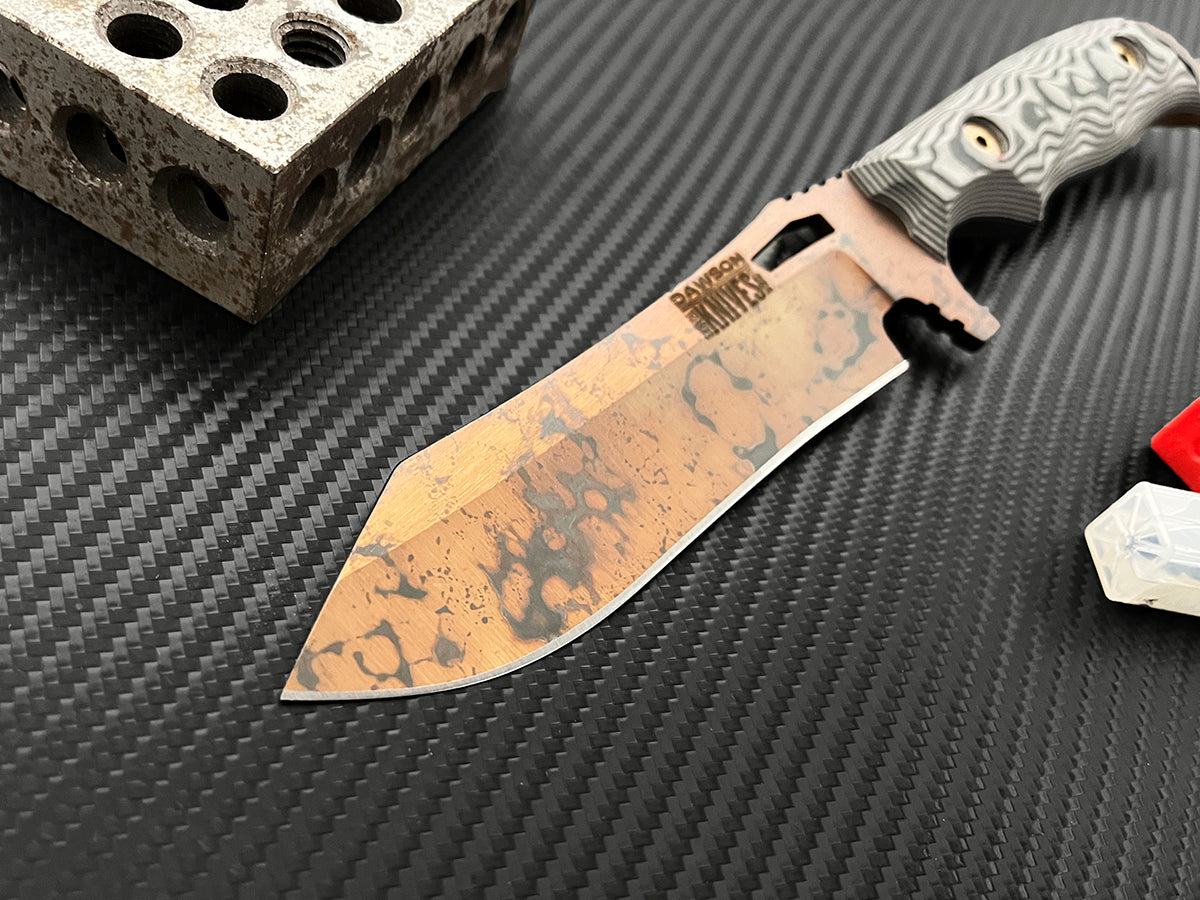 Wilderness | NEW RELEASE Hunting, Camp and Outdoors Knife | CPM-3V Steel | Arizona Copper Finish