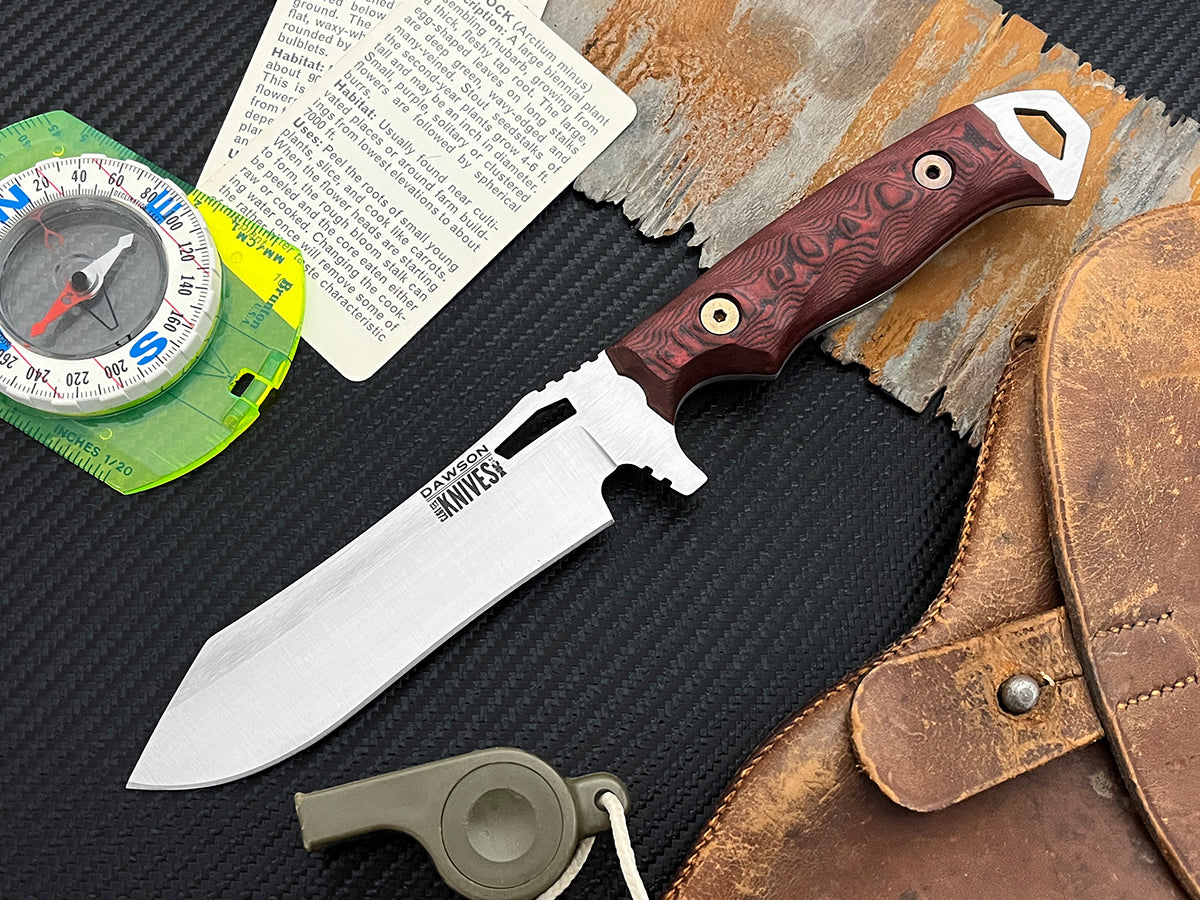 Wilderness | NEW RELEASE Hunting, Camp and Outdoors Knife | CPM-3V Steel | Satin Finish