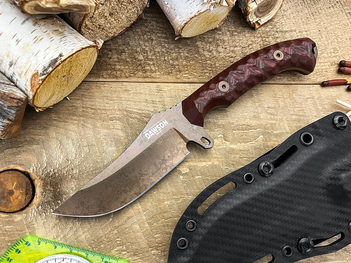 Woodsman | CPM-MagnaCut Steel | Arizona Copper Blade Finish