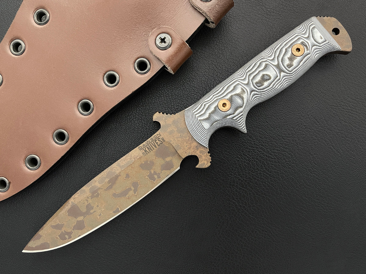 Chief | NEW Scorched Earth Finish | CPM MagnaCut Stainless Steel