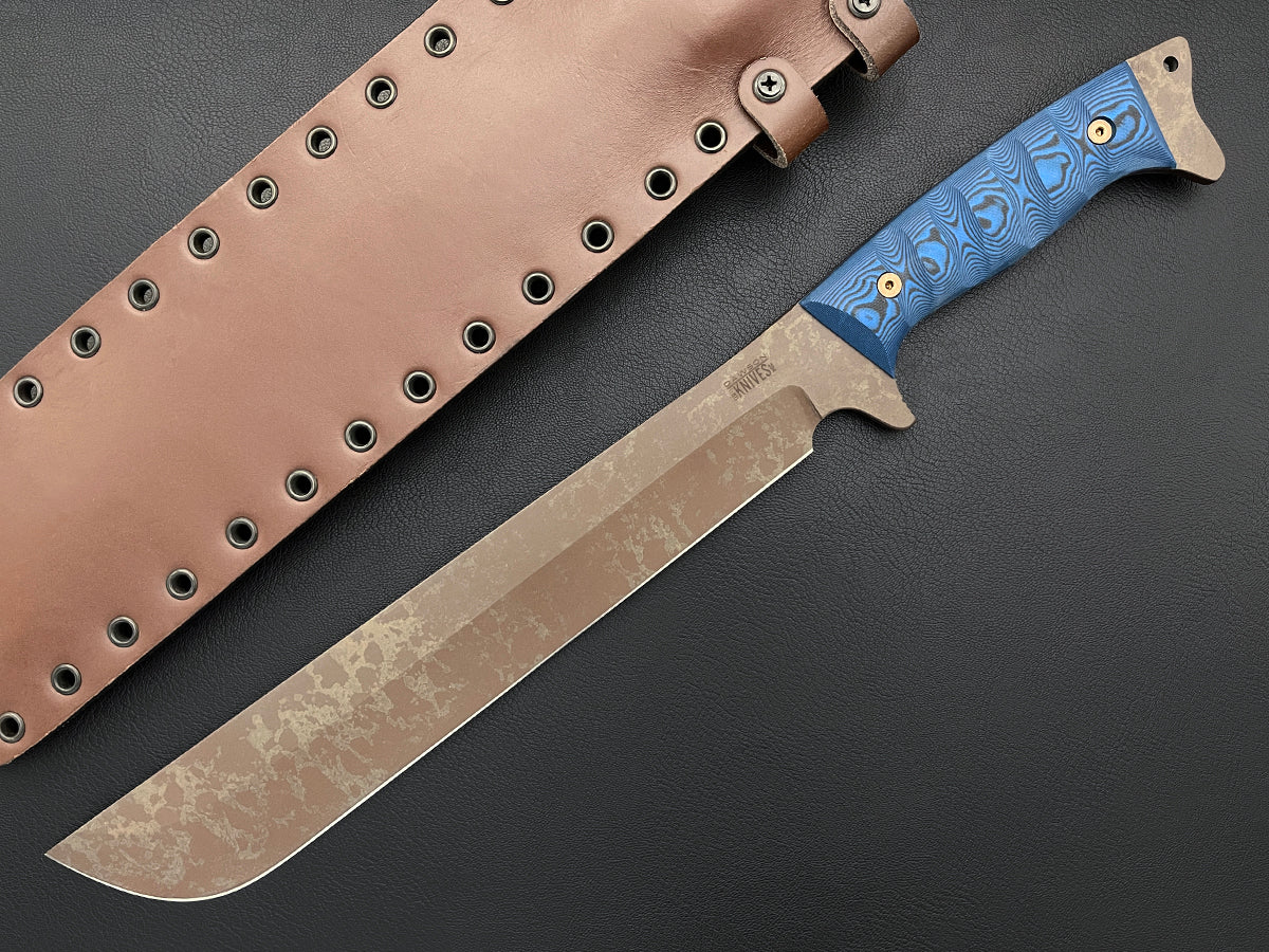 Diplomat Machete | NEW Scorched Earth Finish | CPM MagnaCut Steel