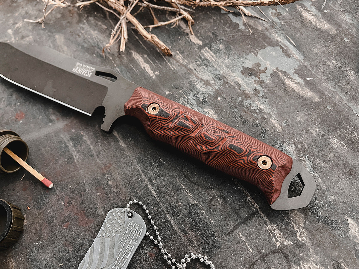 Marauder | Survival, Camp and Backpacking Knife Series | Apocalypse Black Finish