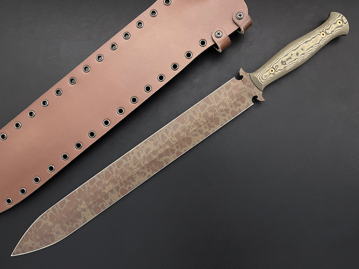 Praetorian Sword 16" | NEW Scorched Earth Finish | CPM MagnaCut Steel