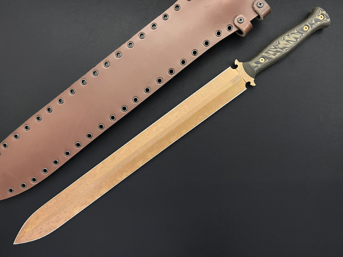 Praetorian Sword 19" | CPM MagnaCut Steel | Arizona Copper Finish